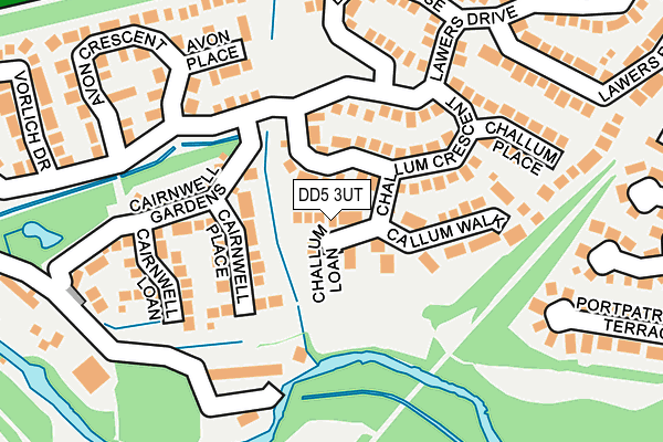 DD5 3UT map - OS OpenMap – Local (Ordnance Survey)