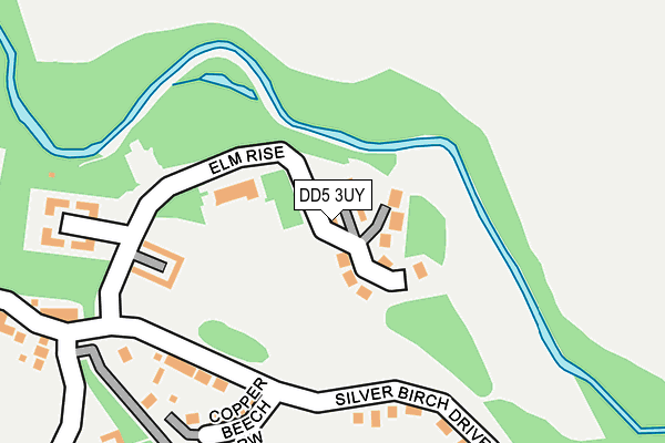 DD5 3UY map - OS OpenMap – Local (Ordnance Survey)