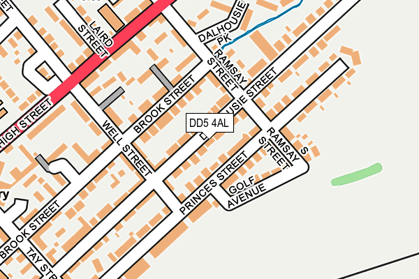 DD5 4AL map - OS OpenMap – Local (Ordnance Survey)