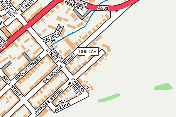 DD5 4AR map - OS OpenMap – Local (Ordnance Survey)
