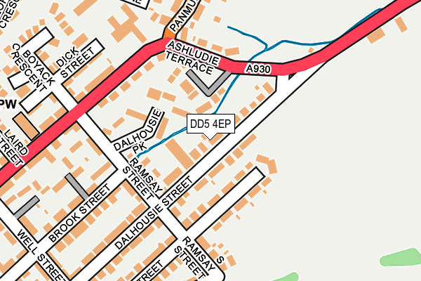 DD5 4EP map - OS OpenMap – Local (Ordnance Survey)