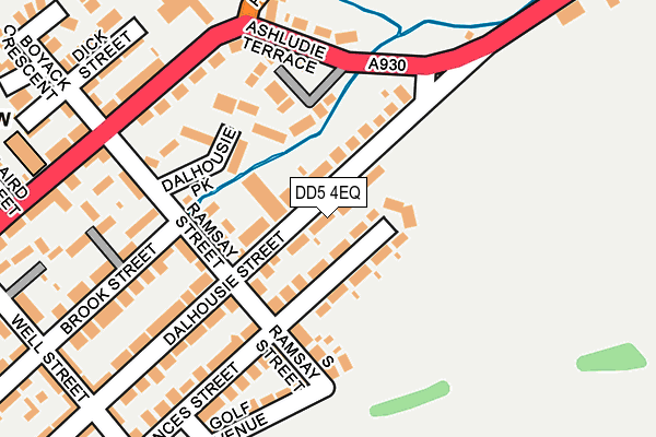 DD5 4EQ map - OS OpenMap – Local (Ordnance Survey)