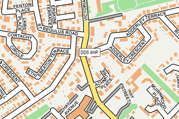 DD5 4HP map - OS OpenMap – Local (Ordnance Survey)