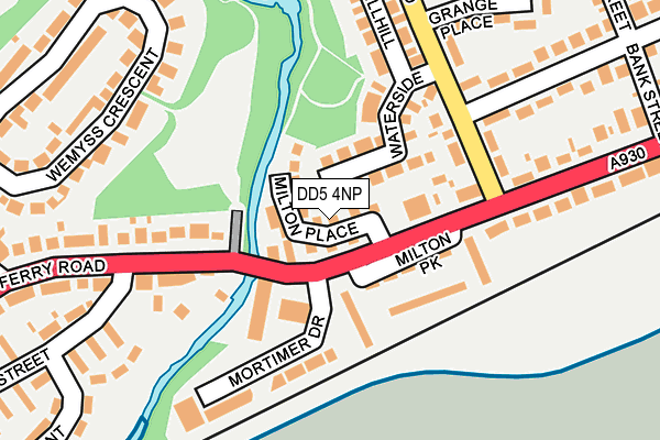 DD5 4NP map - OS OpenMap – Local (Ordnance Survey)