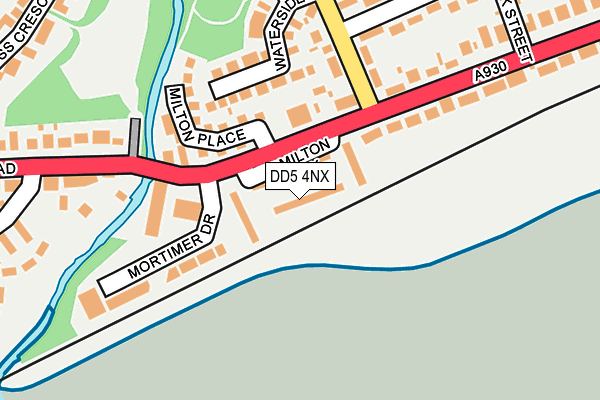 DD5 4NX map - OS OpenMap – Local (Ordnance Survey)