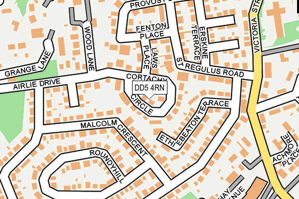 DD5 4RN map - OS OpenMap – Local (Ordnance Survey)
