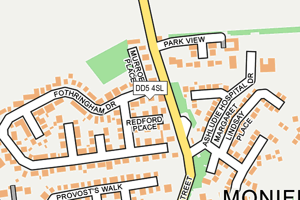 DD5 4SL map - OS OpenMap – Local (Ordnance Survey)