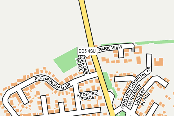 DD5 4SU map - OS OpenMap – Local (Ordnance Survey)