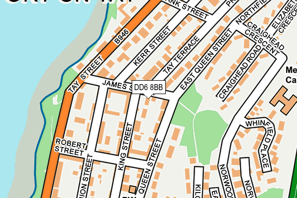 DD6 8BB map - OS OpenMap – Local (Ordnance Survey)