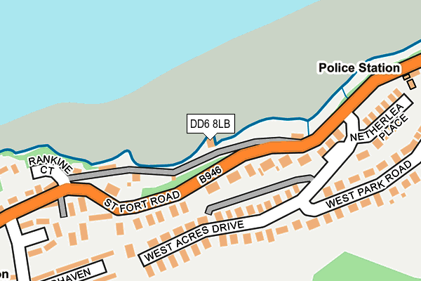 DD6 8LB map - OS OpenMap – Local (Ordnance Survey)