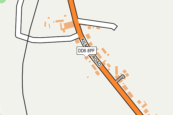 DD6 8PF map - OS OpenMap – Local (Ordnance Survey)