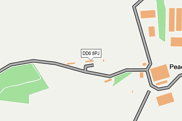 DD6 8PJ map - OS OpenMap – Local (Ordnance Survey)