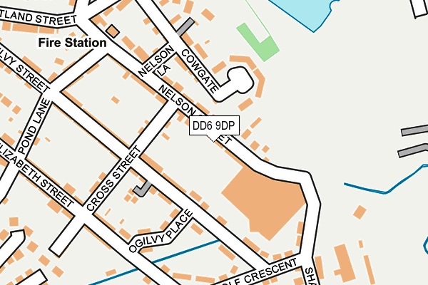 DD6 9DP map - OS OpenMap – Local (Ordnance Survey)