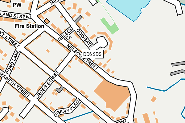 DD6 9DS map - OS OpenMap – Local (Ordnance Survey)