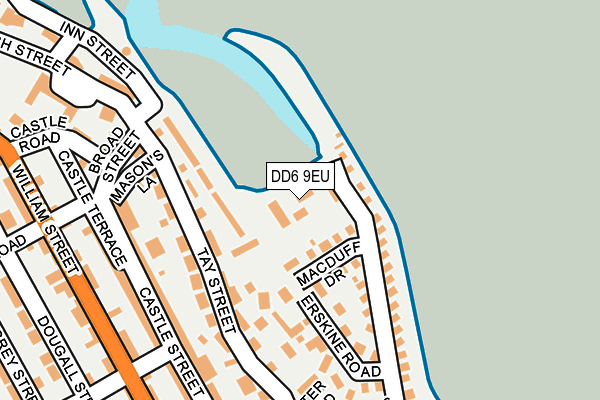 DD6 9EU map - OS OpenMap – Local (Ordnance Survey)
