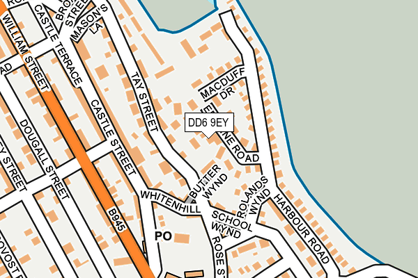 DD6 9EY map - OS OpenMap – Local (Ordnance Survey)