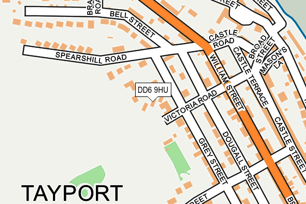 DD6 9HU map - OS OpenMap – Local (Ordnance Survey)