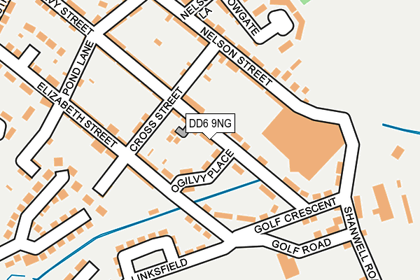 DD6 9NG map - OS OpenMap – Local (Ordnance Survey)