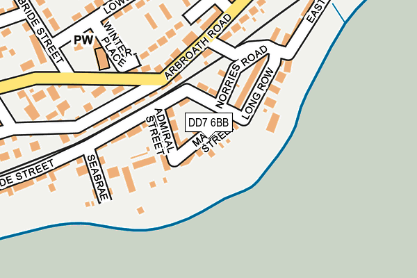 DD7 6BB map - OS OpenMap – Local (Ordnance Survey)