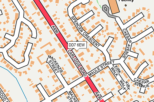 DD7 6EW map - OS OpenMap – Local (Ordnance Survey)