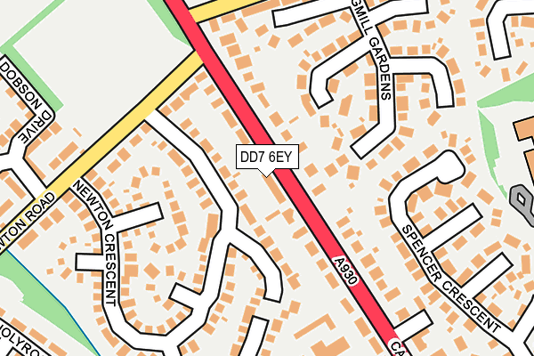 DD7 6EY map - OS OpenMap – Local (Ordnance Survey)