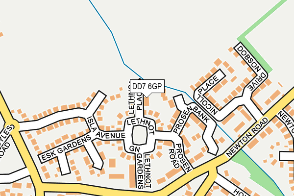 DD7 6GP map - OS OpenMap – Local (Ordnance Survey)