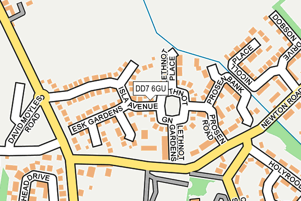 DD7 6GU map - OS OpenMap – Local (Ordnance Survey)