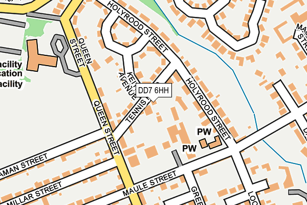 DD7 6HH map - OS OpenMap – Local (Ordnance Survey)