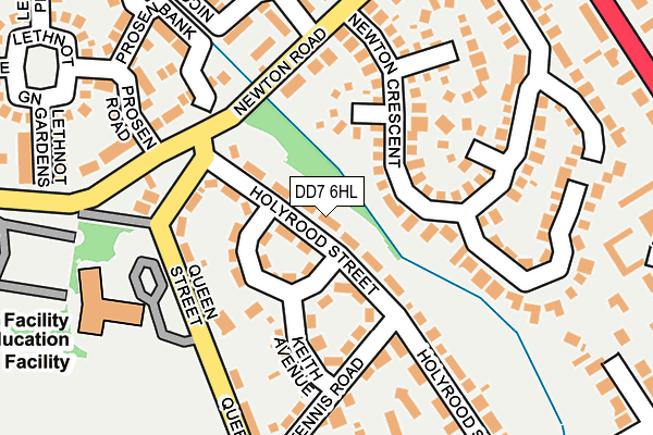 DD7 6HL map - OS OpenMap – Local (Ordnance Survey)