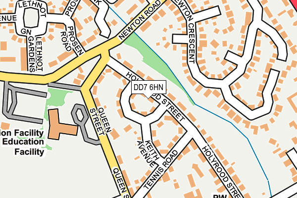 DD7 6HN map - OS OpenMap – Local (Ordnance Survey)