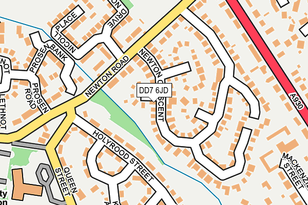 DD7 6JD map - OS OpenMap – Local (Ordnance Survey)