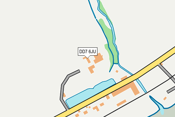 DD7 6JU map - OS OpenMap – Local (Ordnance Survey)