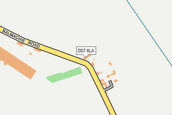 DD7 6LA map - OS OpenMap – Local (Ordnance Survey)