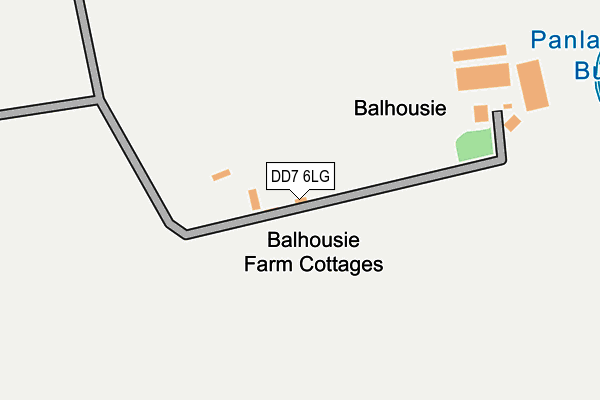 DD7 6LG map - OS OpenMap – Local (Ordnance Survey)