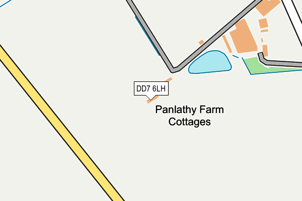 DD7 6LH map - OS OpenMap – Local (Ordnance Survey)