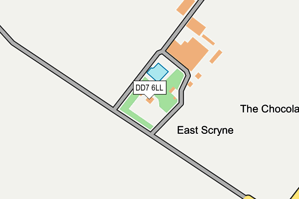 DD7 6LL map - OS OpenMap – Local (Ordnance Survey)