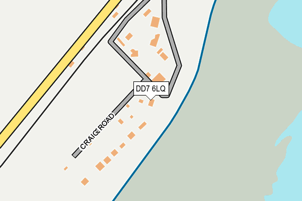 DD7 6LQ map - OS OpenMap – Local (Ordnance Survey)