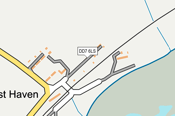 DD7 6LS map - OS OpenMap – Local (Ordnance Survey)