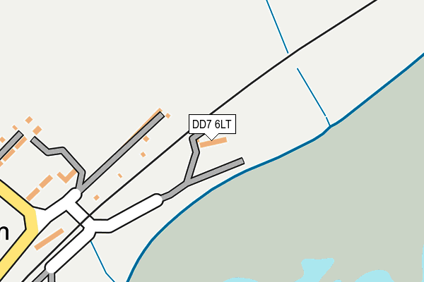 DD7 6LT map - OS OpenMap – Local (Ordnance Survey)
