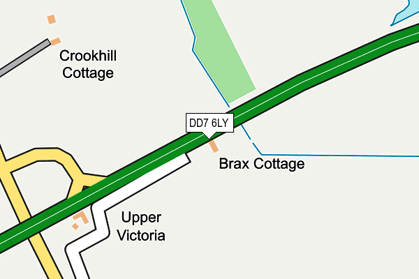 DD7 6LY map - OS OpenMap – Local (Ordnance Survey)