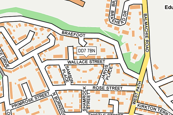 DD7 7BN map - OS OpenMap – Local (Ordnance Survey)