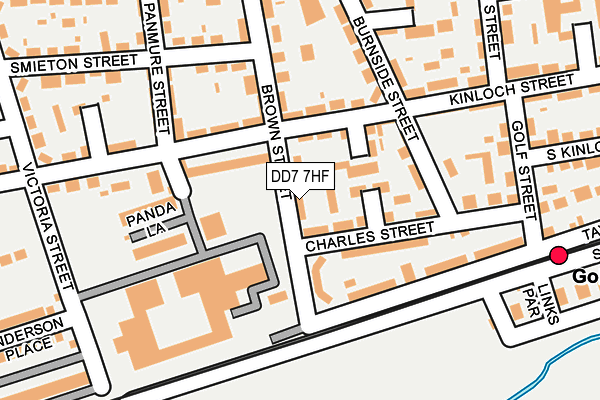 DD7 7HF map - OS OpenMap – Local (Ordnance Survey)