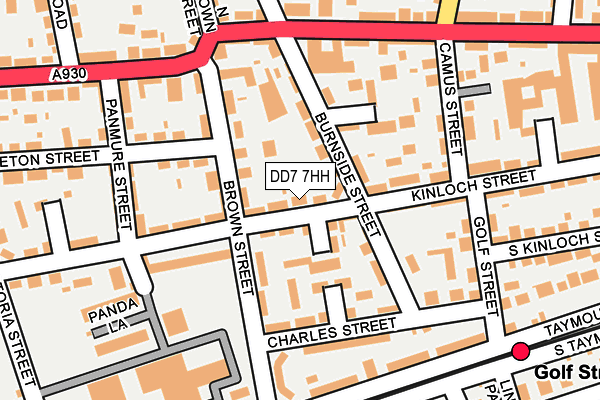 DD7 7HH map - OS OpenMap – Local (Ordnance Survey)