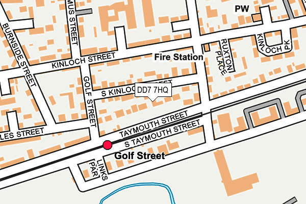DD7 7HQ map - OS OpenMap – Local (Ordnance Survey)