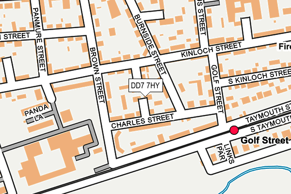 DD7 7HY map - OS OpenMap – Local (Ordnance Survey)