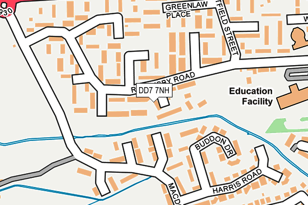 DD7 7NH map - OS OpenMap – Local (Ordnance Survey)