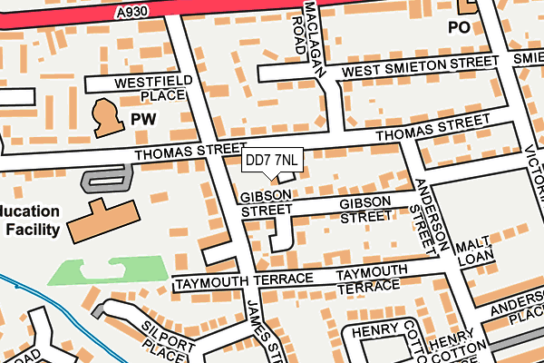 DD7 7NL map - OS OpenMap – Local (Ordnance Survey)
