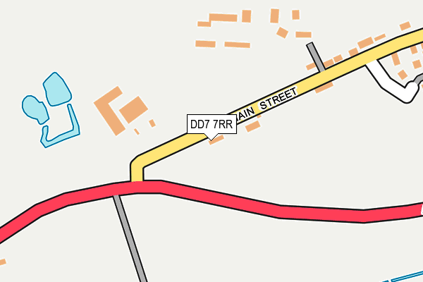 DD7 7RR map - OS OpenMap – Local (Ordnance Survey)