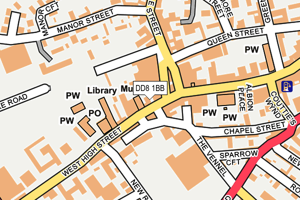 DD8 1BB map - OS OpenMap – Local (Ordnance Survey)