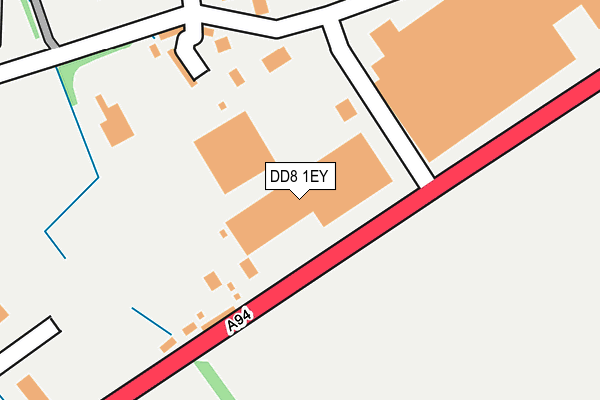 DD8 1EY map - OS OpenMap – Local (Ordnance Survey)